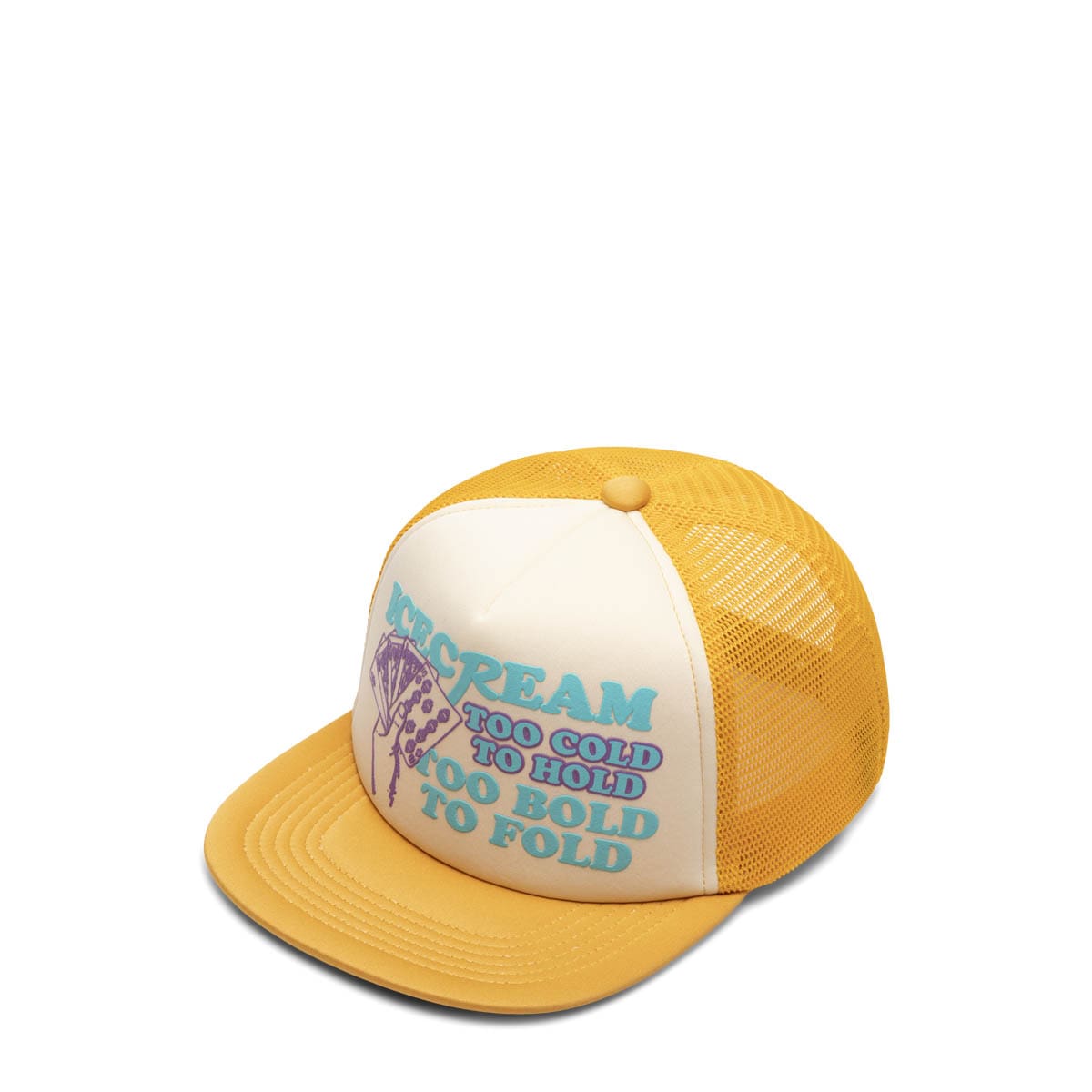 ICECREAM Headwear GOLD / O/S TOO COLD TRUCKER HAT