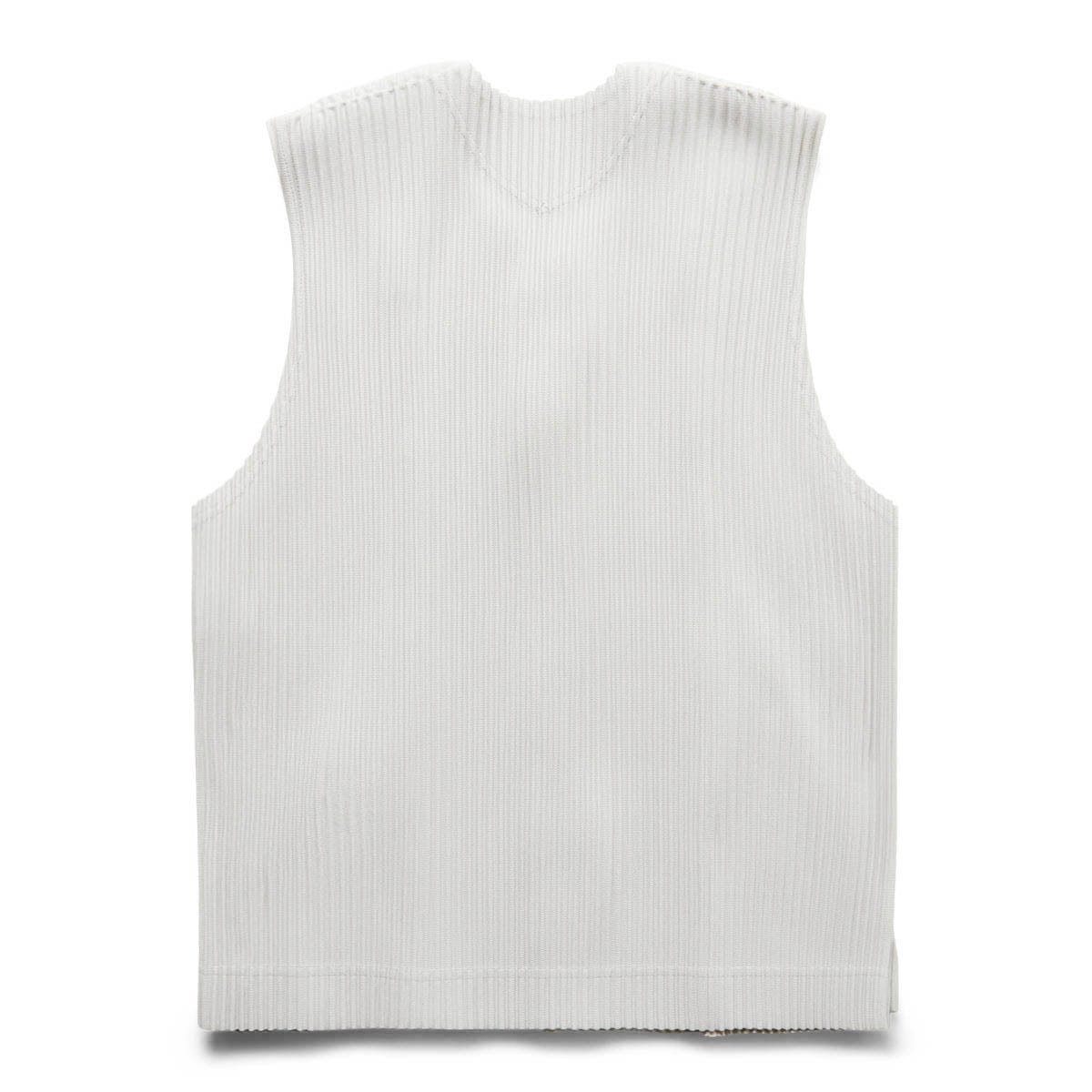 Homme Plissé Issey Miyake BOW PLEATED VEST PEARL GRAY