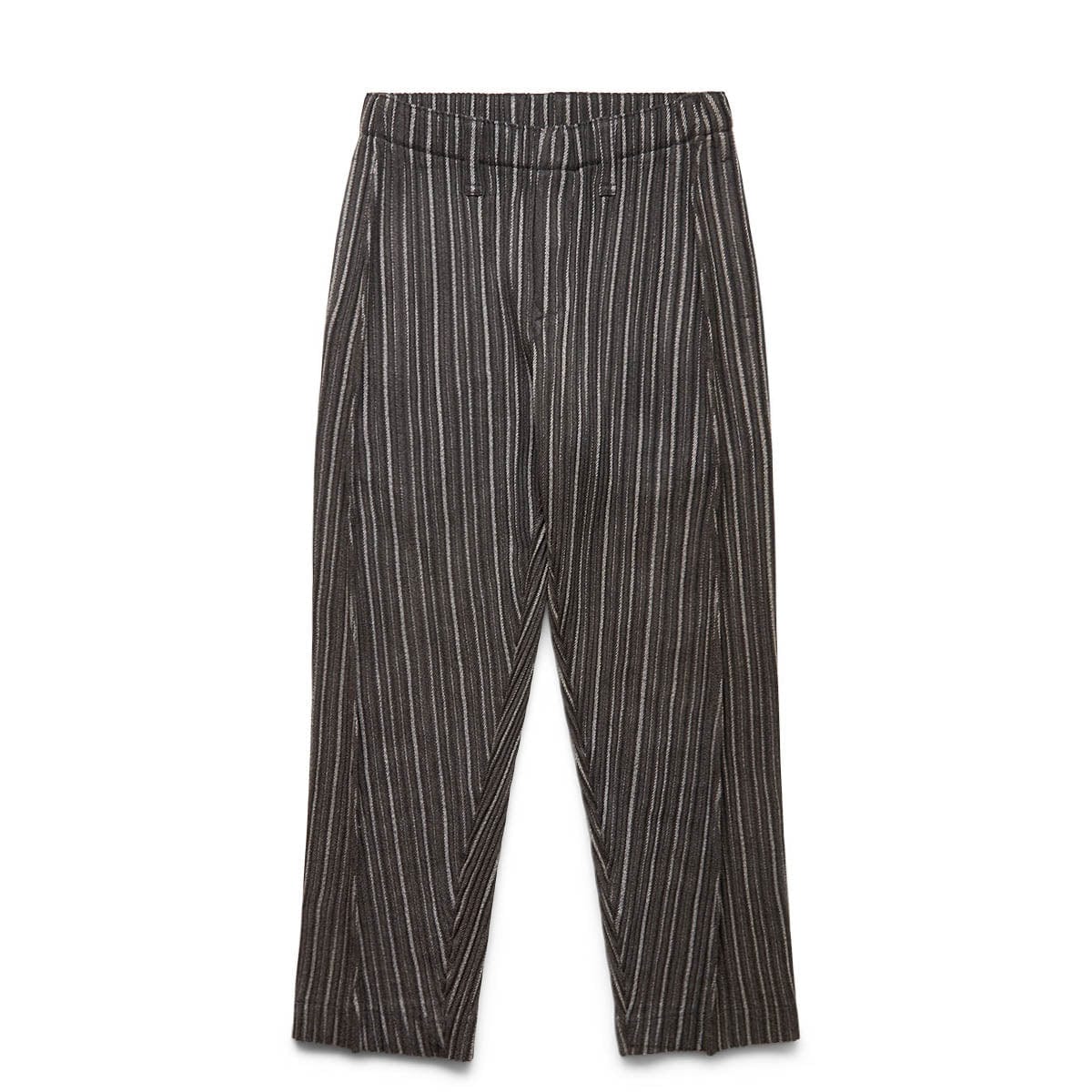 Homme Plissé Issey Miyake Bottoms BLACK STRIPE / 1 TWEED PLEATS