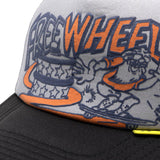 Kapital Headwear GREY/BLACK / O/S FREE WHEELIN' TRUCKER CAP