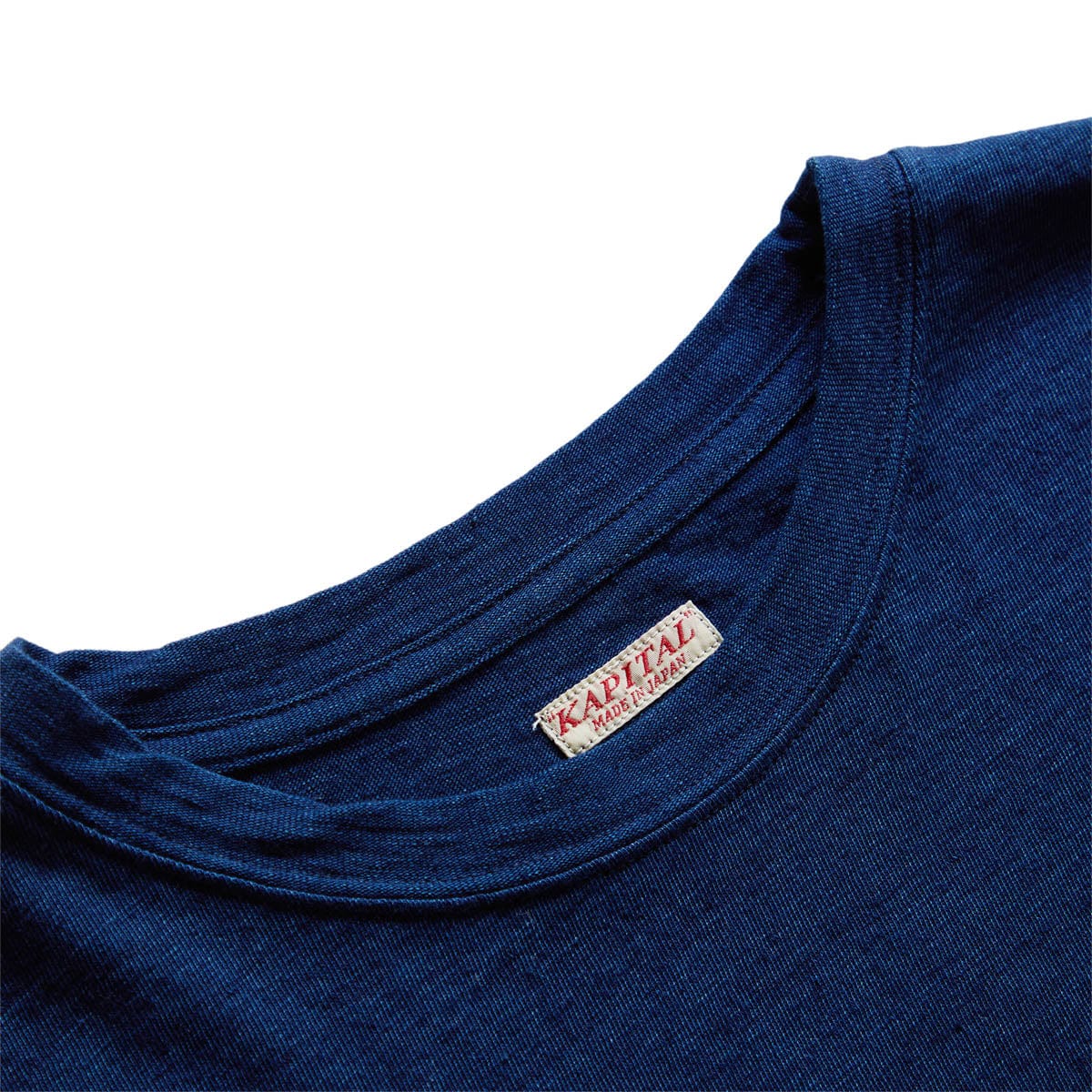 Kapital T-Shirts IDG JERSEY CREW T (BLUE HANDS)