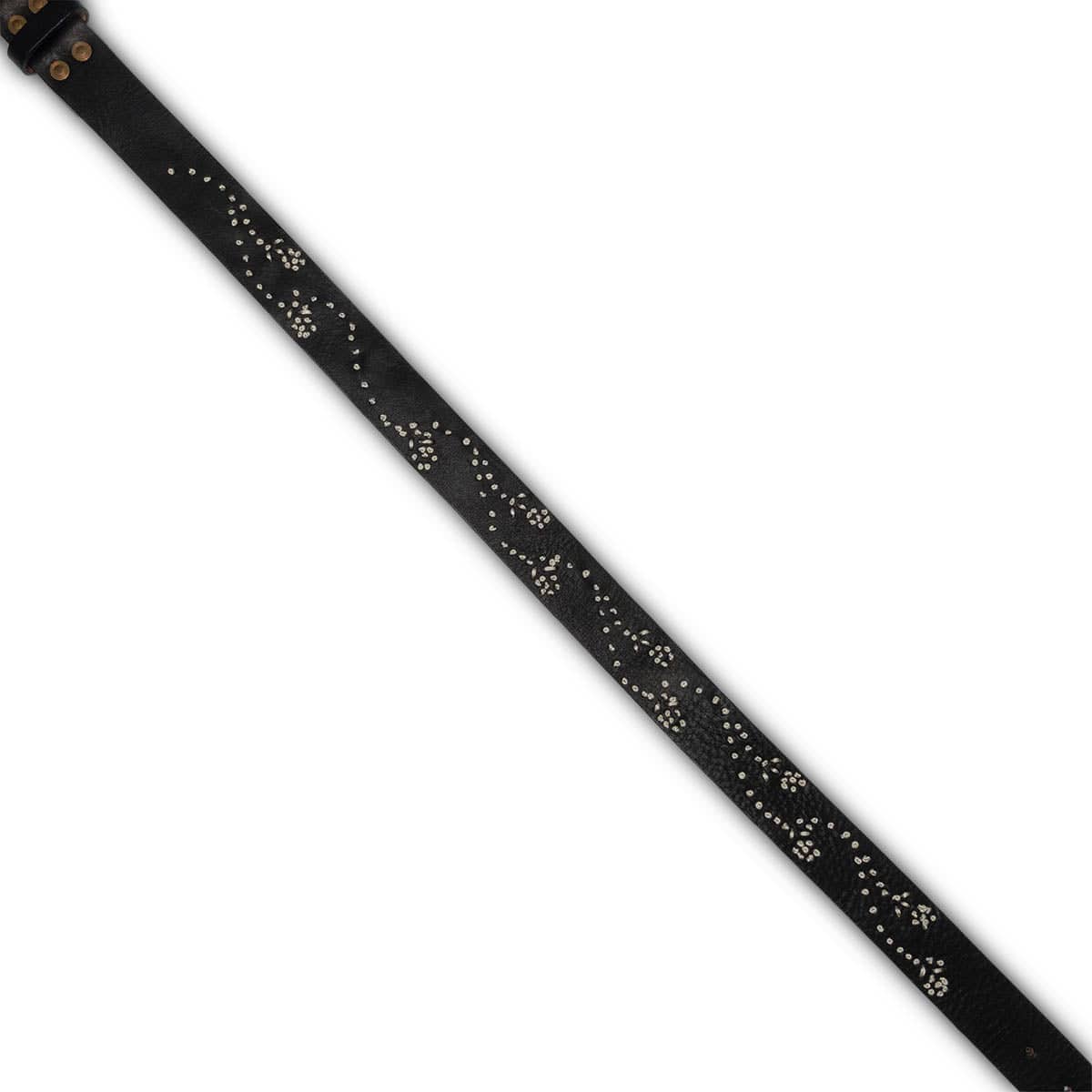 Kapital Belts LEATHER HAND EMBROIDERED BELT (GARDEN FLOWER)