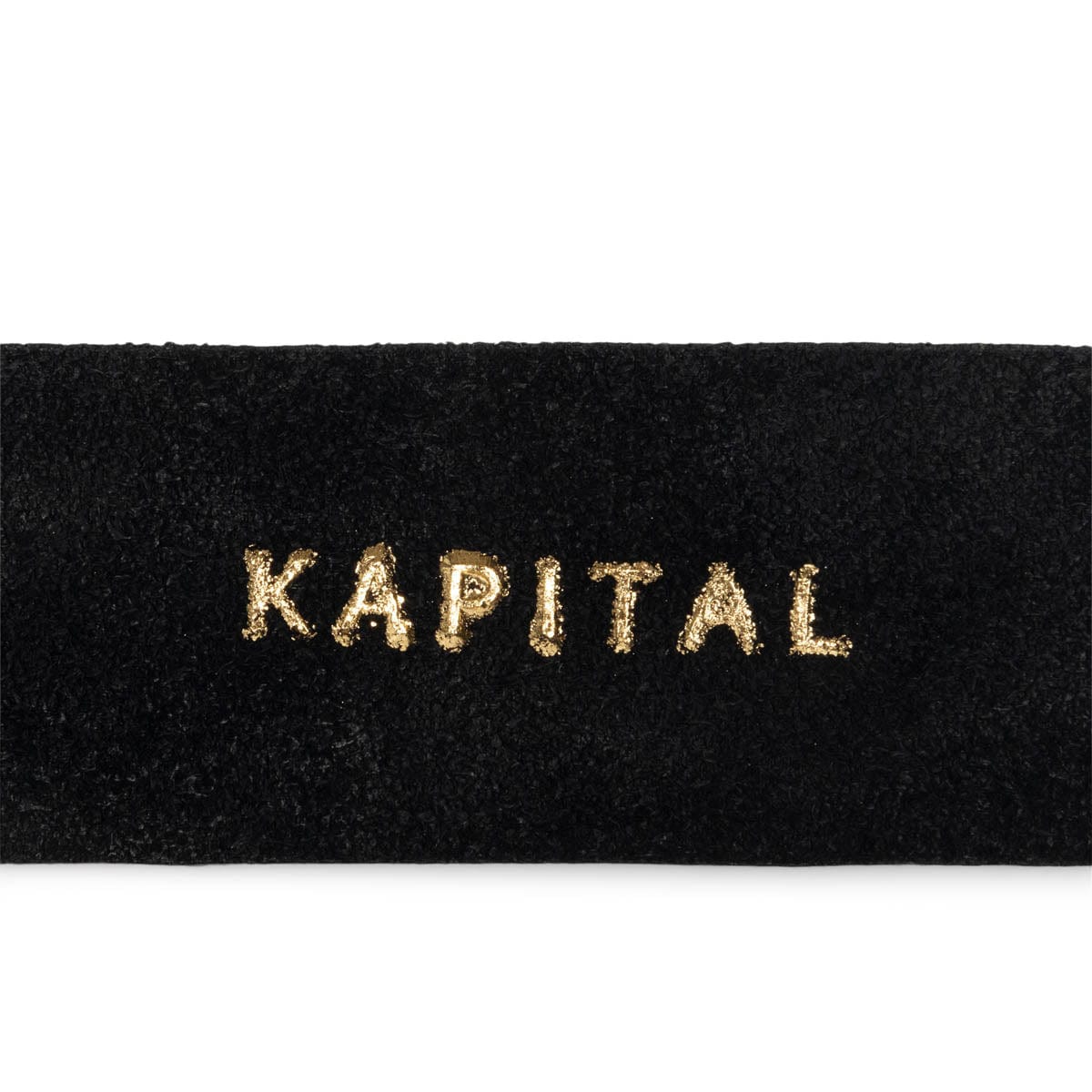 Kapital Belts LEATHER HAND EMBROIDERED BELT (GARDEN FLOWER)