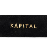 Kapital Belts LEATHER HAND EMBROIDERED BELT (GARDEN FLOWER)