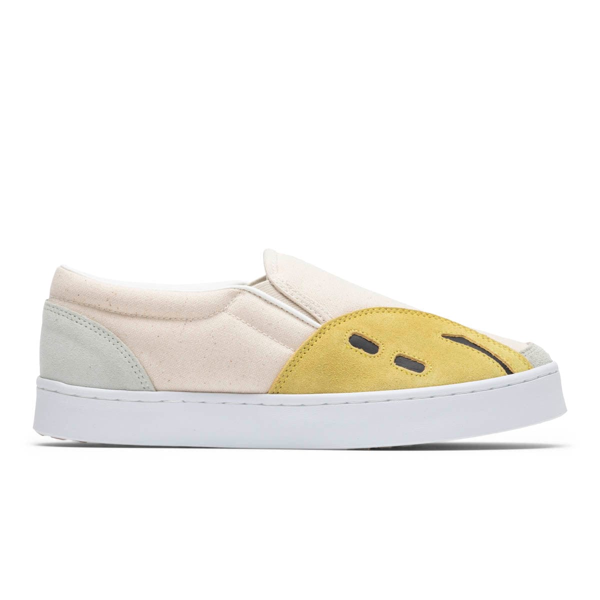 Kapital RAIN SMILE SLIP-ON SHOES ECRU