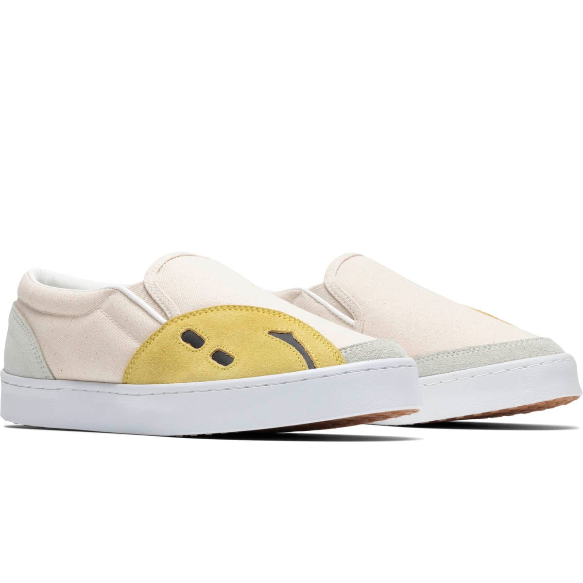 Kapital RAIN SMILE SLIP-ON SHOES ECRU