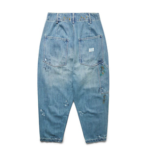 DENIM PAINTER SARROUEL PANTS LIGHT BLUE | Bodega