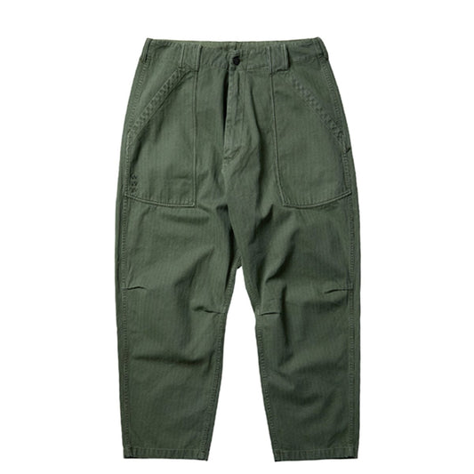 Liberaiders Bottoms GARMENT DYED HERRINGBONE PANTS