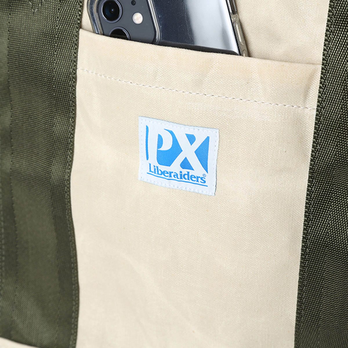Liberaiders Bags WHITE / O/S PX CANVAS TOTE BAG