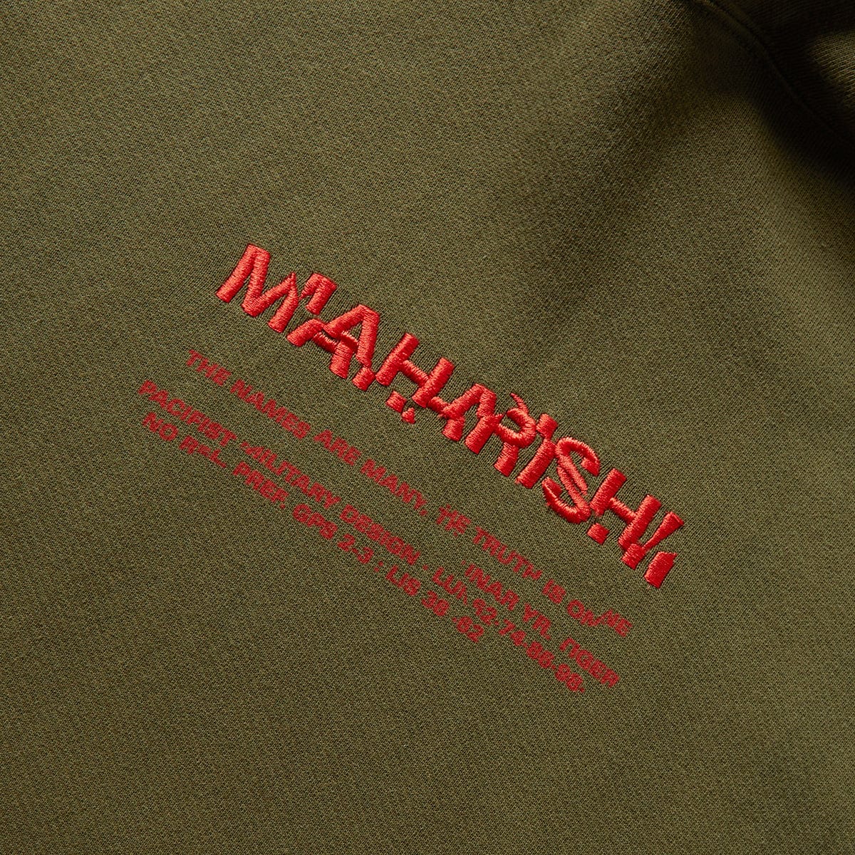 Maharishi Hoodies & Sweatshirts CUBIST DRAGON HOODED SWEAT
