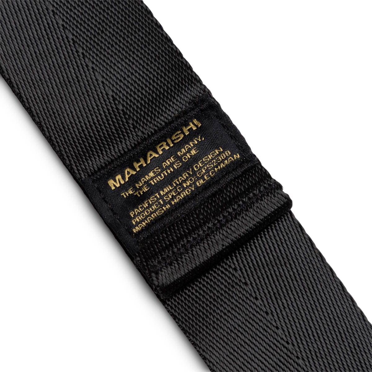 Maharishi Belts BLACK / O/S MAHARISHI TILT HEAD LOOP BELT