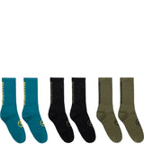 Maharishi Socks TEAL/OLIVE/BLACK / O/S MILTYPE PEACE SPORT SOCKS