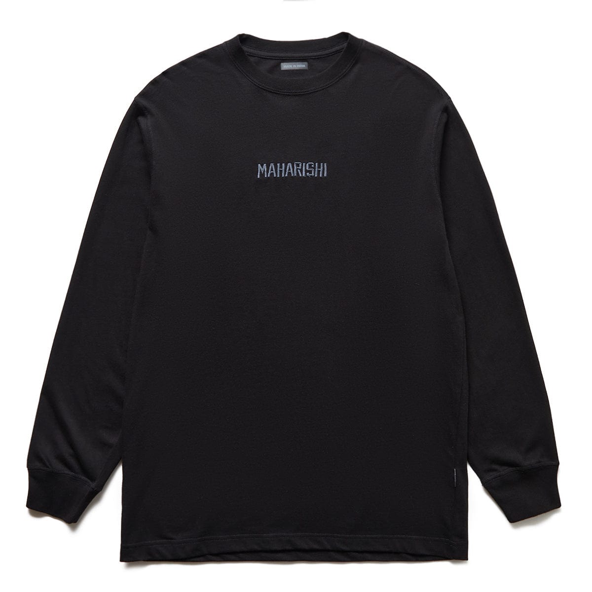 Maharishi U.A.P. EMBROIDERED L/S T-SHIRT BLACK