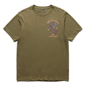 Maharishi U.A.P. EMBROIDERED T-SHIRT OLIVE 