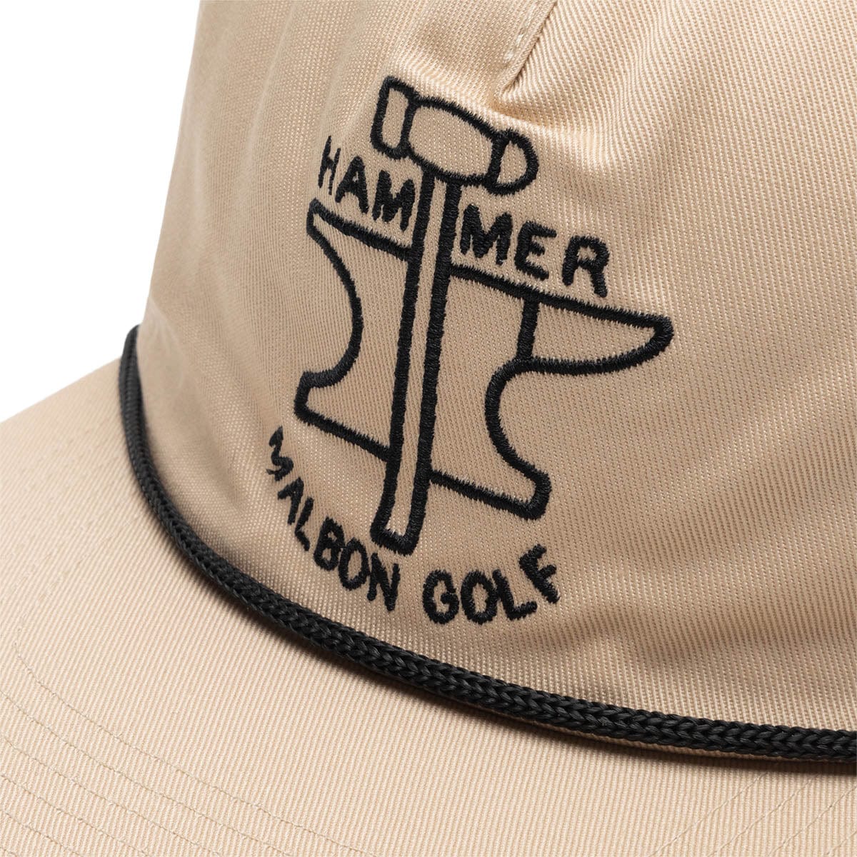 Malbon Golf Headwear UNBLEACHED / O/S HAMMER ROPE HAT