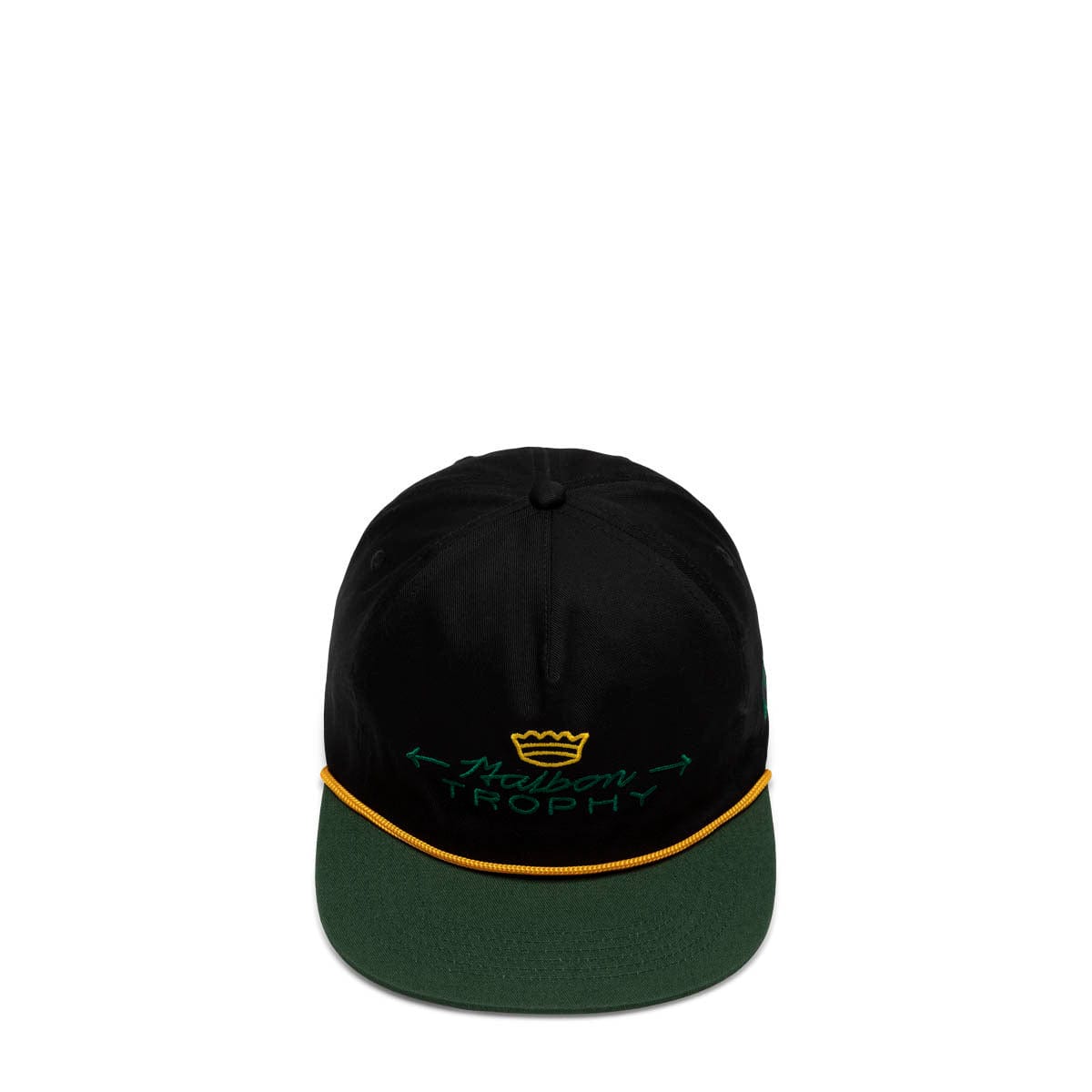 Malbon Golf Headwear BLACK/GREEN / O/S TROPHY ROPE HAT