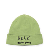 Mister Green Headwear BLACK/OLIVE / O/S CASHMERE GEAR BEANIE