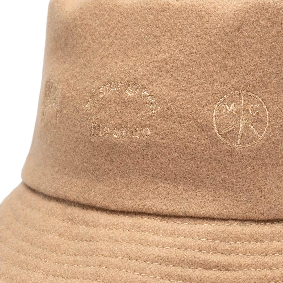 Mister Green Headwear TRIFECTA BUCKET HAT Camel