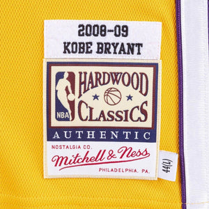 Kobe Bryant Lakers Yellow Mitchell and Ness Jersey