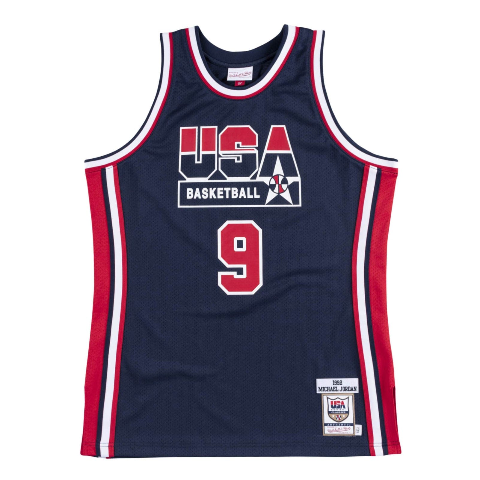 Mitchell & Ness MENS APPAREL - Mens Tank Tops TEAM USA AUTHENTIC JERSEY NBA - MICHAEL JORDAN