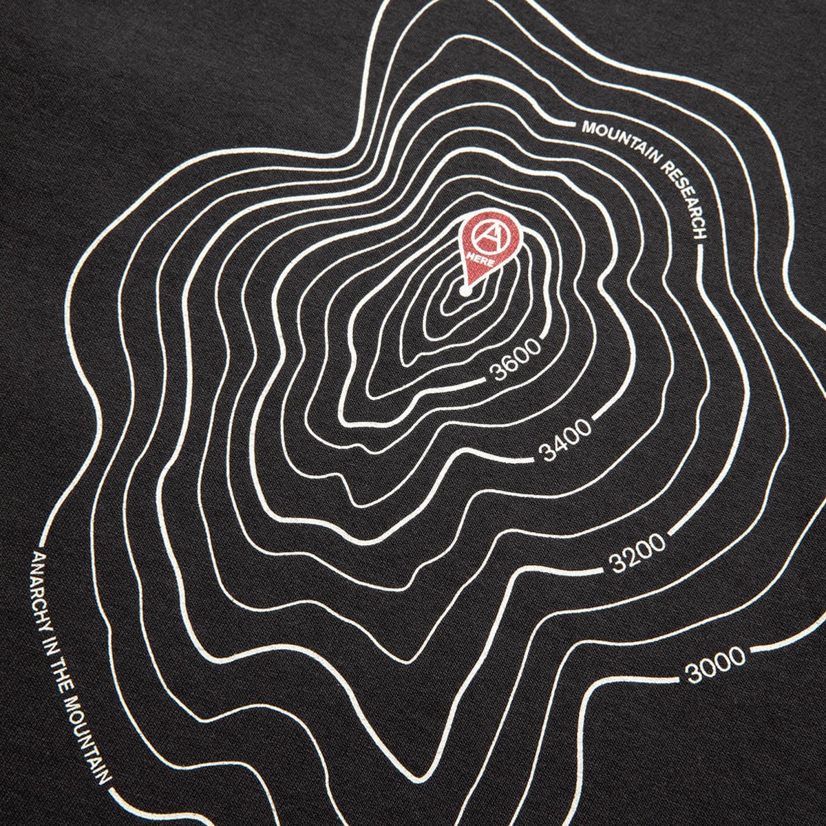 Mountain Research T-Shirts CONTOUR LINES TEE