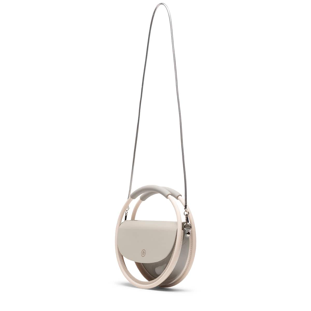 nana-nana Bags IVORY/CLEAR/IVORY / O/S HOOP (PVC RECYCLED LEATHER)