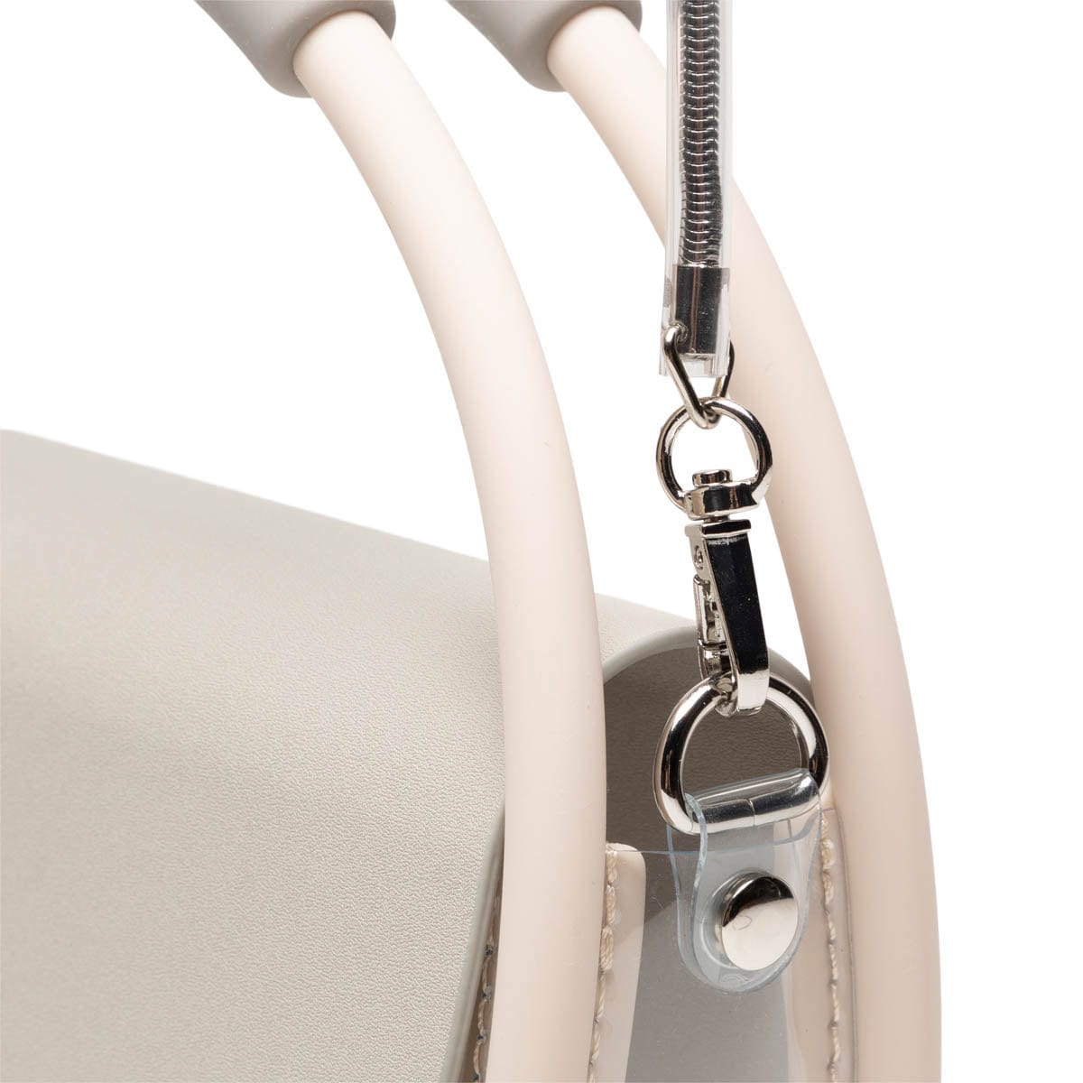 nana-nana Bags IVORY/CLEAR/IVORY / O/S HOOP (PVC RECYCLED LEATHER)