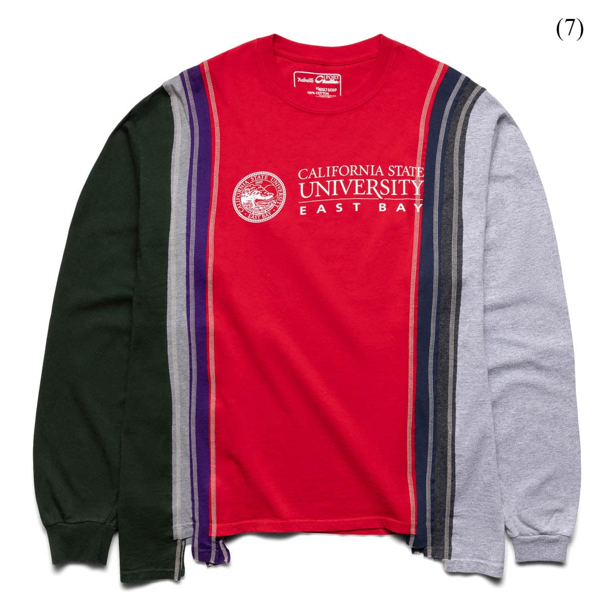 Needles 7 CUTS L/S TEE - California State University COLLEGE SS22 (XLARGE/MULTIPLE STYLES)
