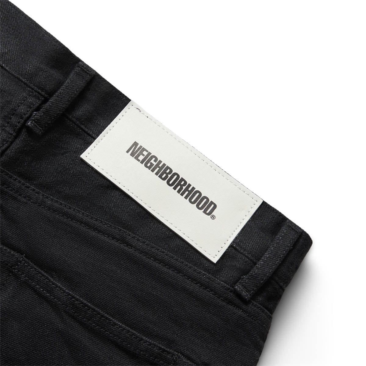 SKINNY DENIM PANTS BLACK | Bodega