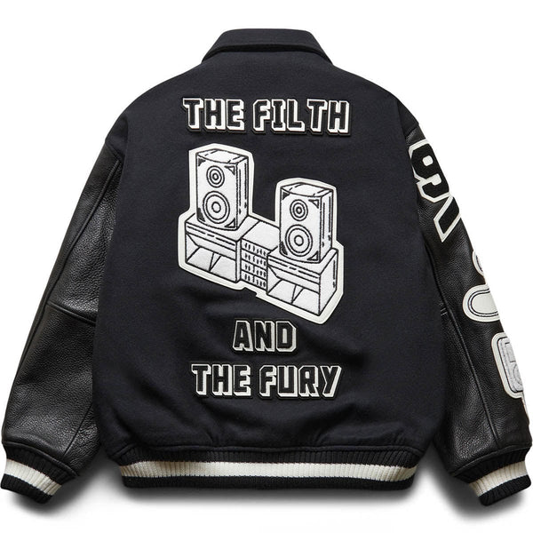 STADIUM VARSITY JACKET BLACK | Bodega