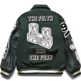 Neighborhood STADIUM VARSITY JACKET GREEN