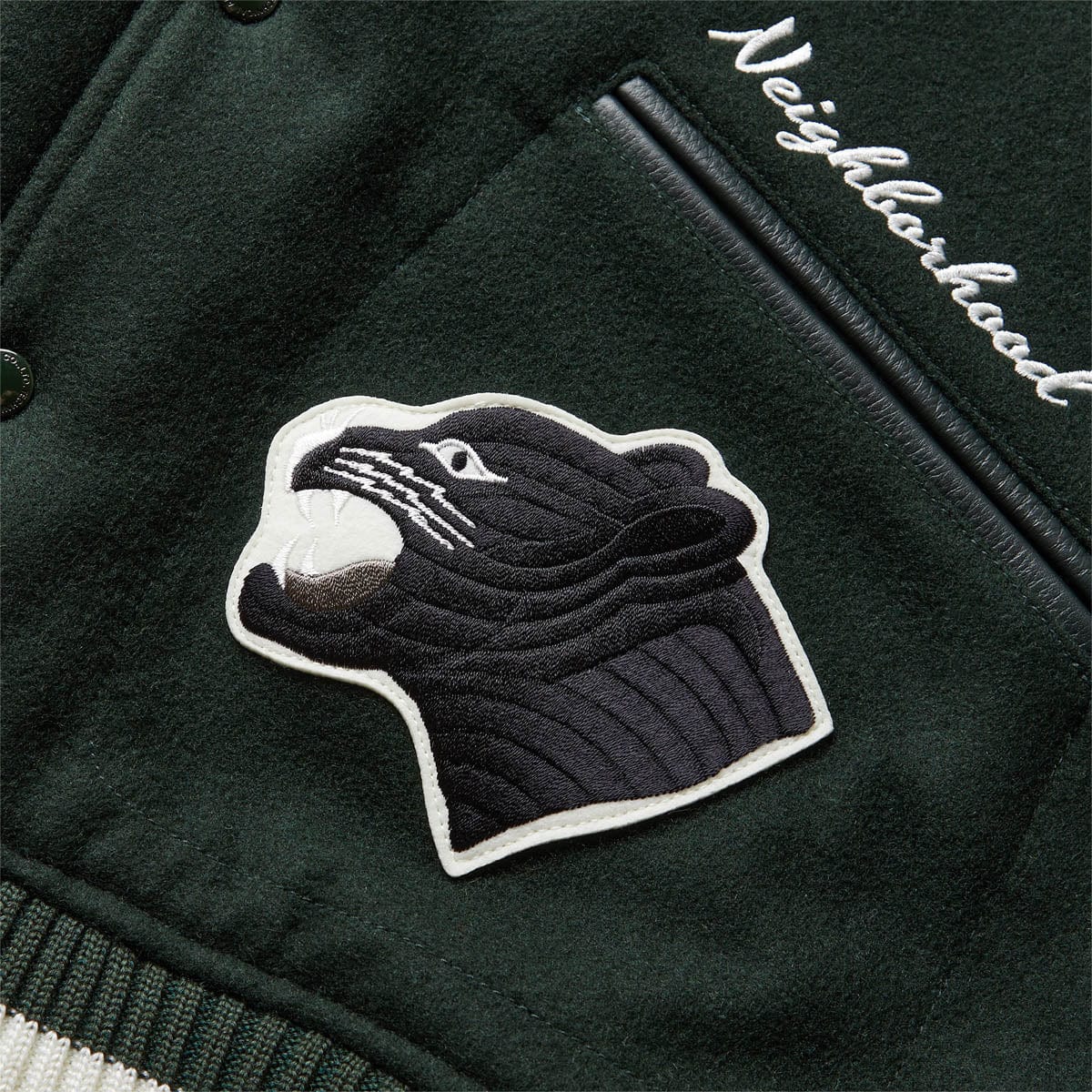 Neighborhood STADIUM VARSITY JACKET GREEN