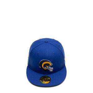 New Era Caps Los Angeles Rams Throwback 59FIFTY Fitted Hat Blue