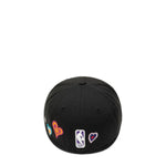 Load image into Gallery viewer, New Era Headwear 5950 CHAIN STITCH HEART 12451 LOS ANGELES LAKERS OTC
