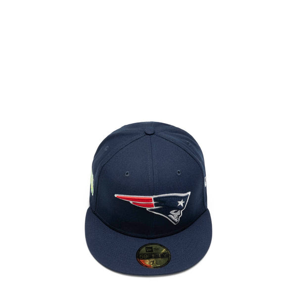 New England Patriots New Era 59fifty Fitted Hat Unisex Navy/Gray New 7-5/8