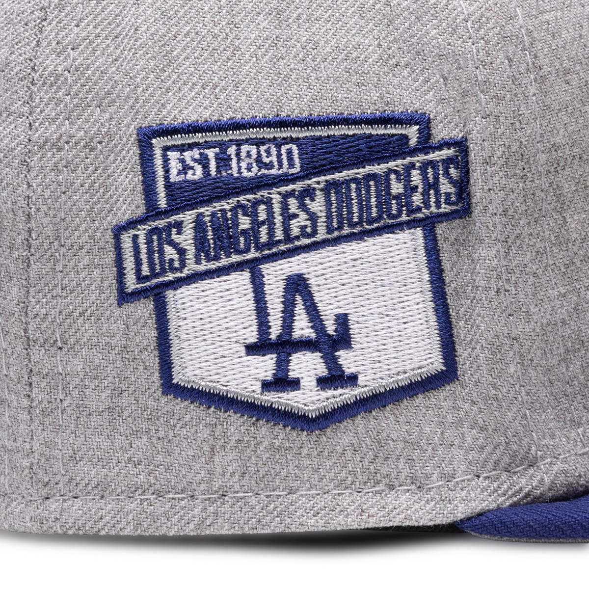 Men's Profile Heather Gray Los Angeles Dodgers Birdseye Polo