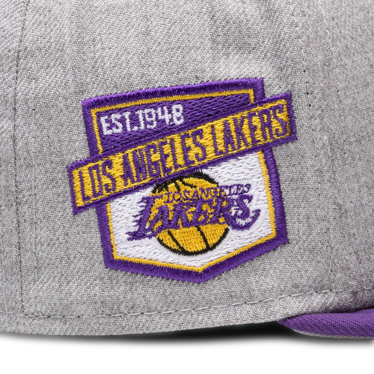 New Era Headwear 59FIFTY HEATHER PATCH LOS ANGELES LAKERS