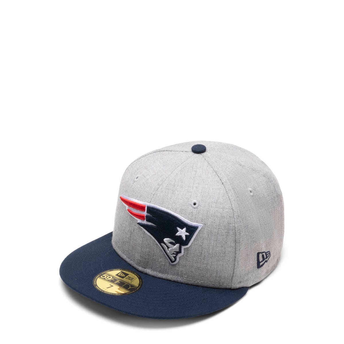 59FIFTY HEATHER PATCH NEW ENGLAND PATRIOTS GREY/BLUE | Bodega