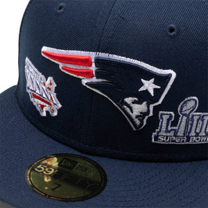 New Era New England Patriots Letter Logo 59Fifty Fitted Cap