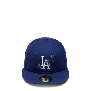 59FIFTY LOS ANGELES DODGERS SIDE PATCH BLOOM FITTED CAP BLUE