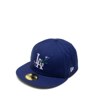 59FIFTY LOS ANGELES DODGERS SIDE PATCH BLOOM FITTED CAP BLUE