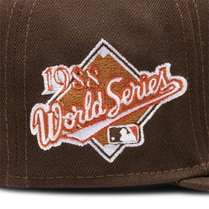 Los Angeles Dodgers 1988 SPLIT SIDE-PATCH Brown-Wheat Fitted Hat