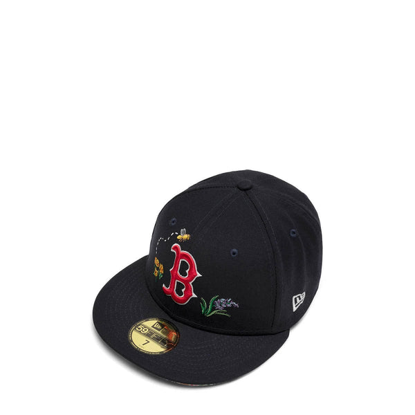 New Era Floral Boston Red Sox 59FIFTY Fitted Hat (Navy) 7 1/2