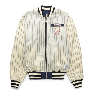 X ALPHA INDUSTRIES YANKEES JACKET NAVY | Bodega