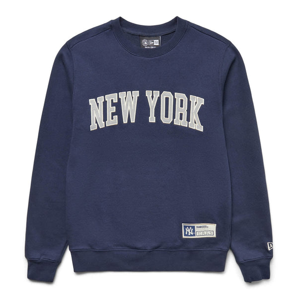 New era NY Yankees Crew Neck Hoodie Blue