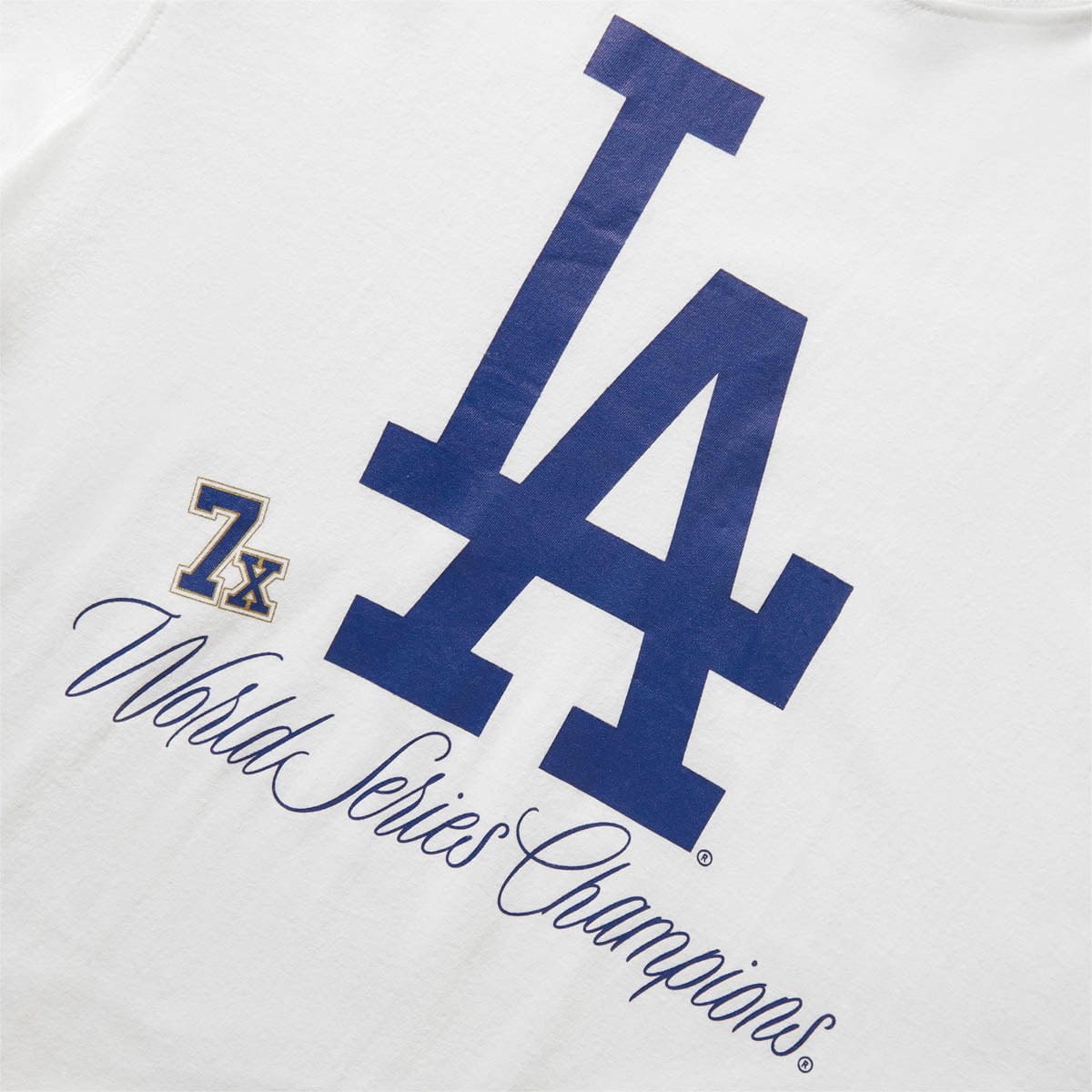 HISTORIC CHAMPIONS SS TEE DODGERS WHITE