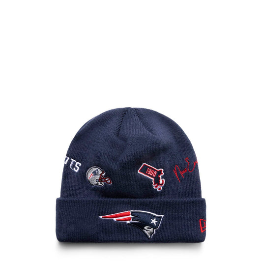 New Era Headwear NAVY / O/S KNIT IDENTITY NEW ENGLAND PATRIOTS BEANIE