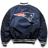 New Era Outerwear X ALPHA INDUSTRIES NEW ENGLAND PATRIOTS BOMBER JACKET