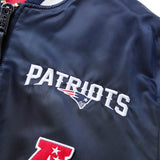 New Era Outerwear X ALPHA INDUSTRIES NEW ENGLAND PATRIOTS BOMBER JACKET