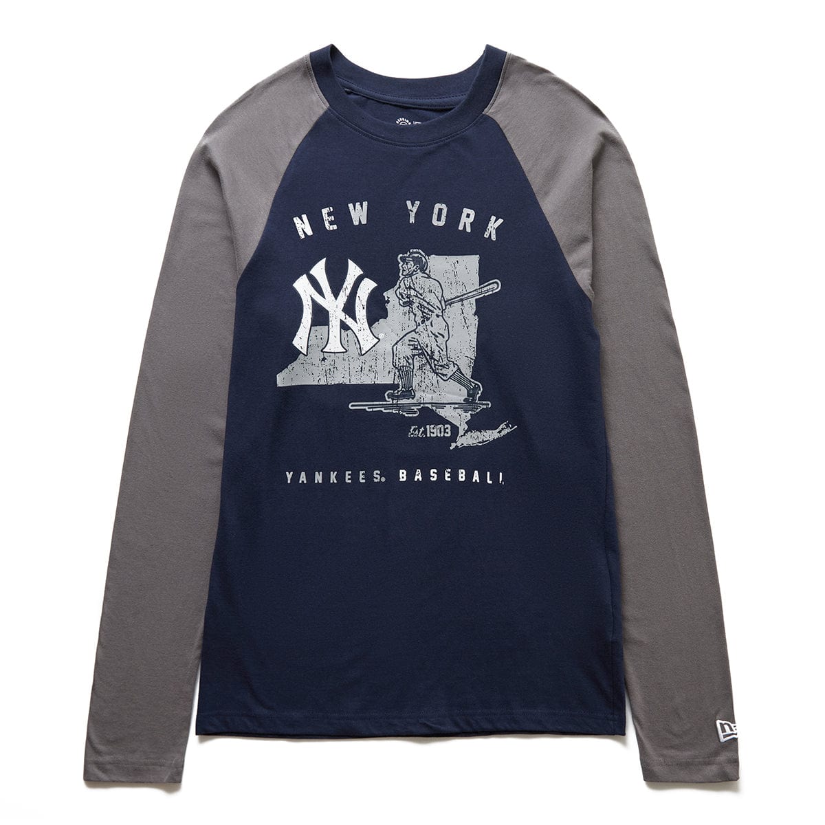 New Era T-Shirts NEW YORK YANKEES RAGLAN LS T-SHIRT